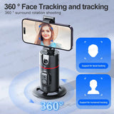 360° Rotatable Gimbal Fast Face & Object Tracking, Auto Face Tracking Tripod, Remote Control Camera, Portable All-in-one Cameraman Robot Mount for Phone Video Vlog Live Streaming with Upgraded Auto Tracking Phone Holder (P02)