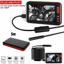 Load image into Gallery viewer, 1080P Inspection Borescope Monitor Endoscope Camera Pipe Car Repair Tool With 4.3&quot; Inch LCD Display
