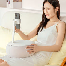 Load image into Gallery viewer, Phone Tablet Pillow Stand 360° Desktop Holder with Bean Bag Soft Pillow Support Size 4.5&quot;-13&quot;
