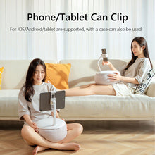 Load image into Gallery viewer, Phone Tablet Pillow Stand 360° Desktop Holder with Bean Bag Soft Pillow Support Size 4.5&quot;-13&quot;
