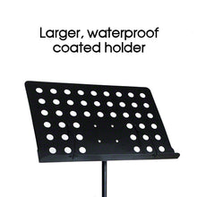 Load image into Gallery viewer, Adjustable Stage Stand Heavy Duty Large Metal Music Sheet Conductor Folding 80-145cm Height
