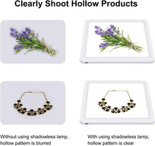 Load image into Gallery viewer, PULUZ LED Shadowless Light Panel,29cm Brighten Bottom LED Lamp Combined with 30cm Light Box Photography for Small Product,26cm x 26cm Effective Area
