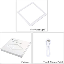 Load image into Gallery viewer, PULUZ LED Shadowless Light Panel,29cm Brighten Bottom LED Lamp Combined with 30cm Light Box Photography for Small Product,26cm x 26cm Effective Area
