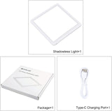 PULUZ LED Shadowless Light Panel,29cm Brighten Bottom LED Lamp Combined with 30cm Light Box Photography for Small Product,26cm x 26cm Effective Area