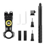 PULUZ PU-817 Motorcycle Bike Selfie Stick Handlebar Mount Bracket T6D4 (Invisible Stick) for Insta 360