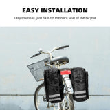 Cycling Double Side Rear Rack 23L Bike 2 In 1 Camo Trunk Bag Bicycle Tail Seat Pannier Carrier Bag