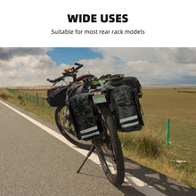 Load image into Gallery viewer, Cycling Double Side Rear Rack 23L Bike 2 In 1 Camo Trunk Bag Bicycle Tail Seat Pannier Carrier Bag
