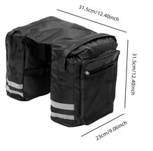 Load image into Gallery viewer, Cycling Double Side Rear Rack 23L Bike 2 In 1 Camo Trunk Bag Bicycle Tail Seat Pannier Carrier Bag
