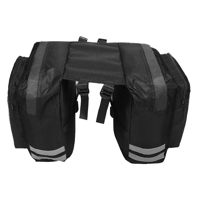 Cycling Double Side Rear Rack 23L Bike 2 In 1 Camo Trunk Bag Bicycle Tail Seat Pannier Carrier Bag