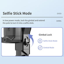 Load image into Gallery viewer, Auto Face Tracking 360° Gimbal Bluetooth Stabilizer Flexible Selfie Stick Tripod LED Fill Light - Q18
