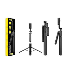 Load image into Gallery viewer, Handheld Selfie Stick Remote 1.7M Adjustable Tripod Anti-shake Stabilizer With Bluetooth Remote
