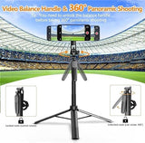 Handheld Selfie Stick Remote 1.7M Adjustable Tripod Anti-shake Stabilizer With Bluetooth Remote