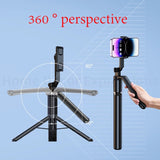 Handheld Selfie Stick Remote 1.7M Adjustable Tripod Anti-shake Stabilizer With Bluetooth Remote