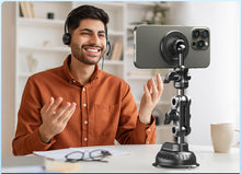 Load image into Gallery viewer, 360° Universal Rotatable with Flexible Robotic Arms to support various Viewwing Angles with Magnetic Magsafe Phone Mount
