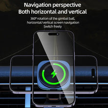 Load image into Gallery viewer, 360° 52cm Long Goose Neck Flexible Angle Adjustable Suction Cup with 15W Magnetic Magsafe Fast Charge &amp; Holder for Car Windshield
