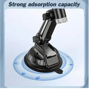Load image into Gallery viewer, 360° Multi Joints Flexible Long Arm Silicon Strong Suction Cup (80mm) One Touch Phone Mount Support Phone Size up to 10.5cm
