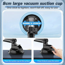 Load image into Gallery viewer, 360° Multi Joints Flexible Long Arm Silicon Strong Suction Cup (80mm) One Touch Phone Mount Support Phone Size up to 10.5cm
