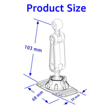Load image into Gallery viewer, 360° Z FLEXIBLE ANGLE WITH ADHESIVE BASE MOUNT UNIVERSAL STRONG MAGNETIC PHONE MOUNT
