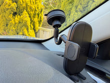 Load image into Gallery viewer, Universal Car Phone Mount – Strong Suction Cup Dashboard &amp; Windshield, Flexi Adjustable Angle
