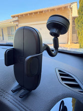 Load image into Gallery viewer, Universal Car Phone Mount – Strong Suction Cup Dashboard &amp; Windshield, Flexi Adjustable Angle
