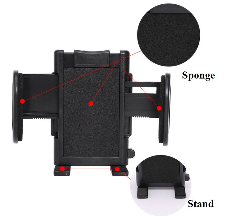 Universal Car Rearview Mirror Mount Holder Stand Cradle For Phone (Bracket Width : 11cm)