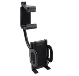 Universal Car Rearview Mirror Mount Holder Stand Cradle For Phone (Bracket Width : 11cm)
