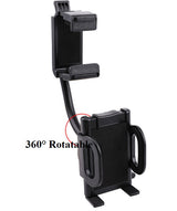 Universal Car Rearview Mirror Mount Holder Stand Cradle For Phone (Bracket Width : 11cm)