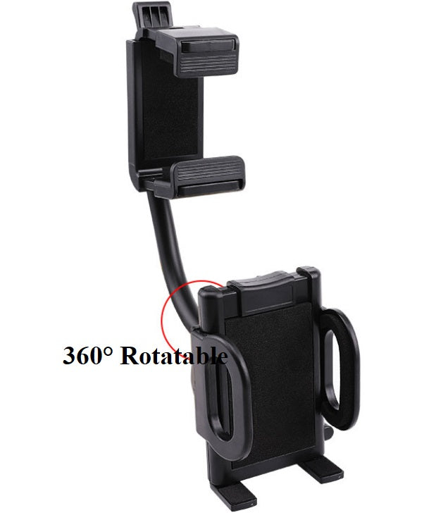 Universal Car Rearview Mirror Mount Holder Stand Cradle For Phone (Bracket Width : 11cm)