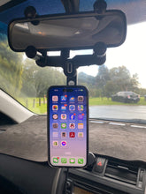 Load image into Gallery viewer, 360° Rotate 15W Magnetic Magsafe Wireless Charger Phone Holder for Car Rear View Mirror
