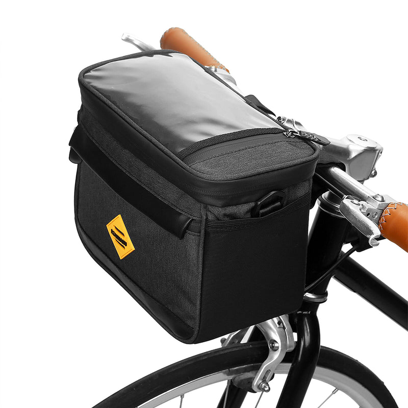 Bicycle Bag Bike Pannier, Cycling Insulated Bike Cooler Bag Water Resistant Pannier with Bike Phone Mount