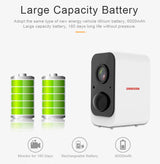 Tuya Smart Battery Wireless Wifi Surveillance Camera 3.0 Mega Pixel Camera Two-way Voice Intercom