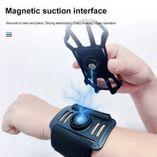 Load image into Gallery viewer, 360° Rotating Magnetic Wrist Strap Multifunctional Armband Phone Holder for Sports Phone Wrist Holder, Wrist Strap for Phone, Removable Armband Mobile Phone Holder
