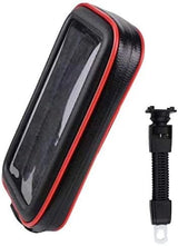 Universal 360° Waterproof Phone Case for Motorcycle Rearview Mirror Support for size up to 16.2cmx9cm