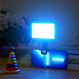 Bafang ST-196 rgb led video camera light, portable clip on panel light for camera/phone/laptop/tablet/computer 2500-9000k