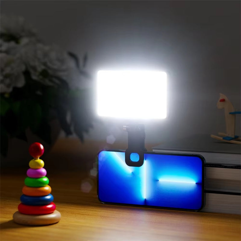 Bafang ST-196 rgb led video camera light, portable clip on panel light for camera/phone/laptop/tablet/computer 2500-9000k