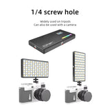 Bafang ST-196 rgb led video camera light, portable clip on panel light for camera/phone/laptop/tablet/computer 2500-9000k