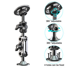 Load image into Gallery viewer, 360° Drill Base Adjustable Metal Joint Locking Screw with Magnetic Magsafe Holder | for Mobile Phones, Compatible with Car Center Consoles and Instrument Panels, Ship Wall Mount Brackets
