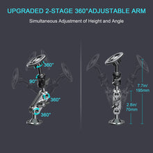Load image into Gallery viewer, 360° Drill Base Adjustable Metal Joint Locking Screw with Magnetic Magsafe Holder | for Mobile Phones, Compatible with Car Center Consoles and Instrument Panels, Ship Wall Mount Brackets
