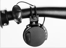 Load image into Gallery viewer, Electric Bike Horn Electronic Bicycle Bell 120 DB Waterproof 3 Sound Modes with Rechargeable Battery

