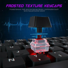 Load image into Gallery viewer, T-WOLF T17 True Mechanical Keyboard for Esports Games Metal RGB Glow Laptop Desktop Punk Keyboard, Office, Home, Business, Game, Office, PC, Tablet, Gaming Glow Mechanical Keyboard
