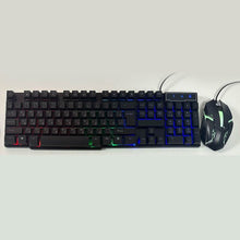 Load image into Gallery viewer, T-wolf Tf200 Gaming Keyboard Usb Floating Manipulator Feel Wired Gaming Keyboard And Mouse Set
