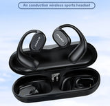 AWEI T69 Air Conduction Earphone bluetooth 5.2 HiFi Stereo 300mAh Battery IPX6 Waterproof LED Digital Display Ear-clip Sports Headphone