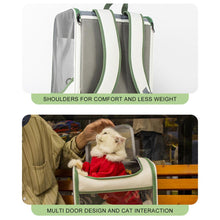 Load image into Gallery viewer, Shoulder Backpack Carrier Portable Pet Travel Carrier Ventilate Transparent (35*27*40cm)
