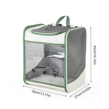 Load image into Gallery viewer, Shoulder Backpack Carrier Portable Pet Travel Carrier Ventilate Transparent (35*27*40cm)
