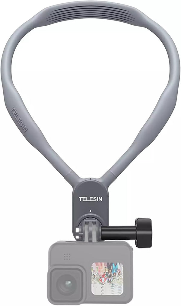 TELESIN Plus Magnetic Neck Mount Necklace Holder, Chest Head Shoulder Lanyard Strap Body Clip TE-HNB-001