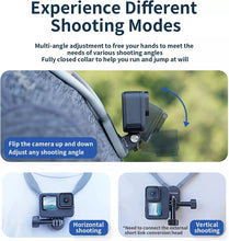 Load image into Gallery viewer, TELESIN Plus Magnetic Neck Mount Necklace Holder, Chest Head Shoulder Lanyard Strap Body Clip TE-HNB-001
