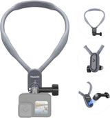 TELESIN Plus Magnetic Neck Mount Necklace Holder, Chest Head Shoulder Lanyard Strap Body Clip TE-HNB-001