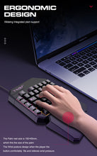 Load image into Gallery viewer, T-WOLF PUB G 5-in-1 Ergonomic LED Keyboard, Gaming LED Mouse, Converter Phone Holder with Mouse Pad Design
