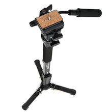 Load image into Gallery viewer, YUNTENG VCT-288RM SLR Camera Monopod Camera Support Foot Hydraulic Head Professional Photography Stand, Height: 1.48m

