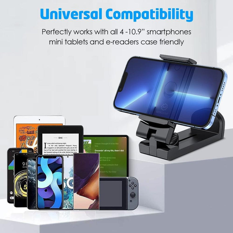 Universal Multipurpose Phone & Tablet Holder for Travel with 360° Multi-Directional Rotation